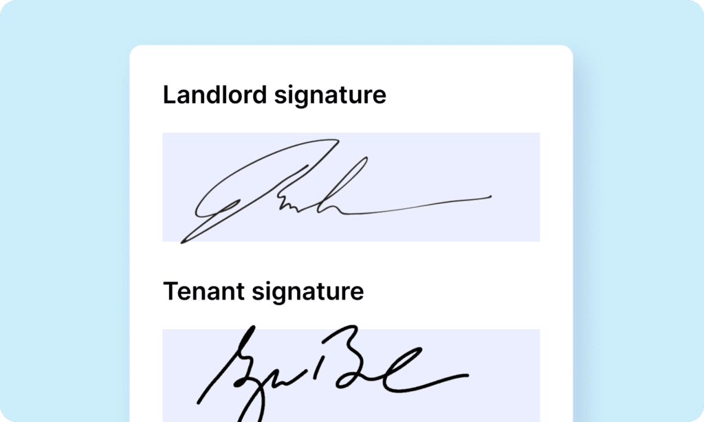 ontario tenant agreement landlord tenant digital signature