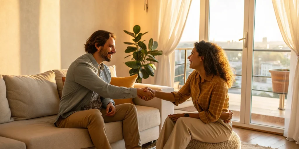 Tenant screening company approves applicant.