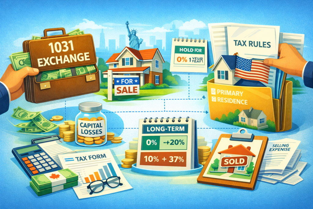 How to minimize taxes when selling rental property in US